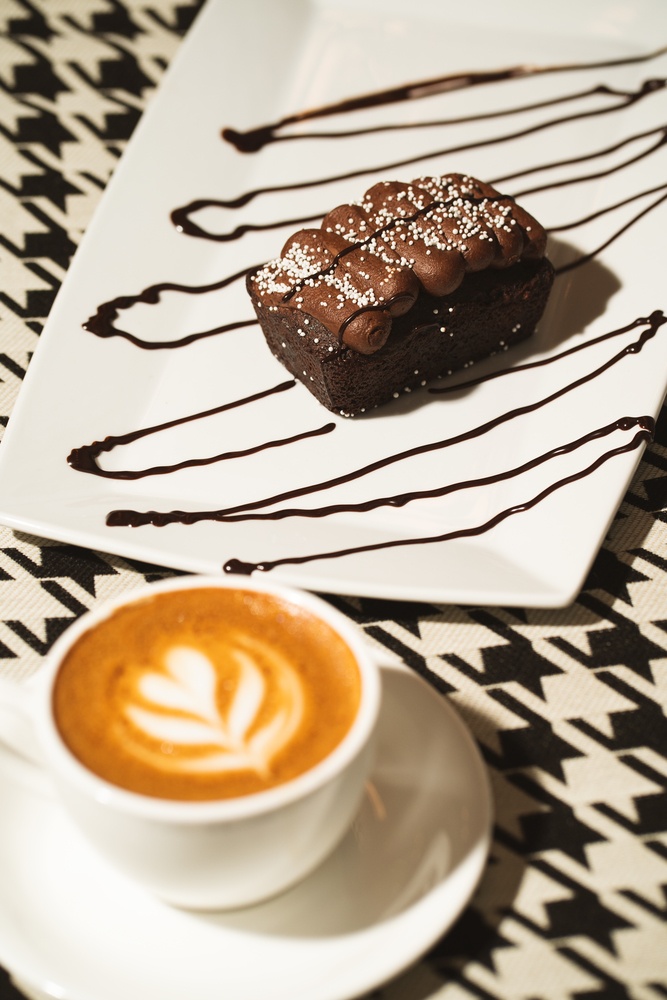hot coffee and brownie  | Madame Bonte